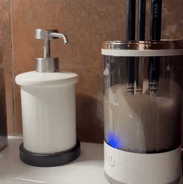 LIMPIADOR DE BROCHAS MAQUILLAJE ELÉCTRICO