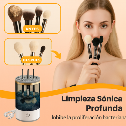 LIMPIADOR DE BROCHAS MAQUILLAJE ELÉCTRICO