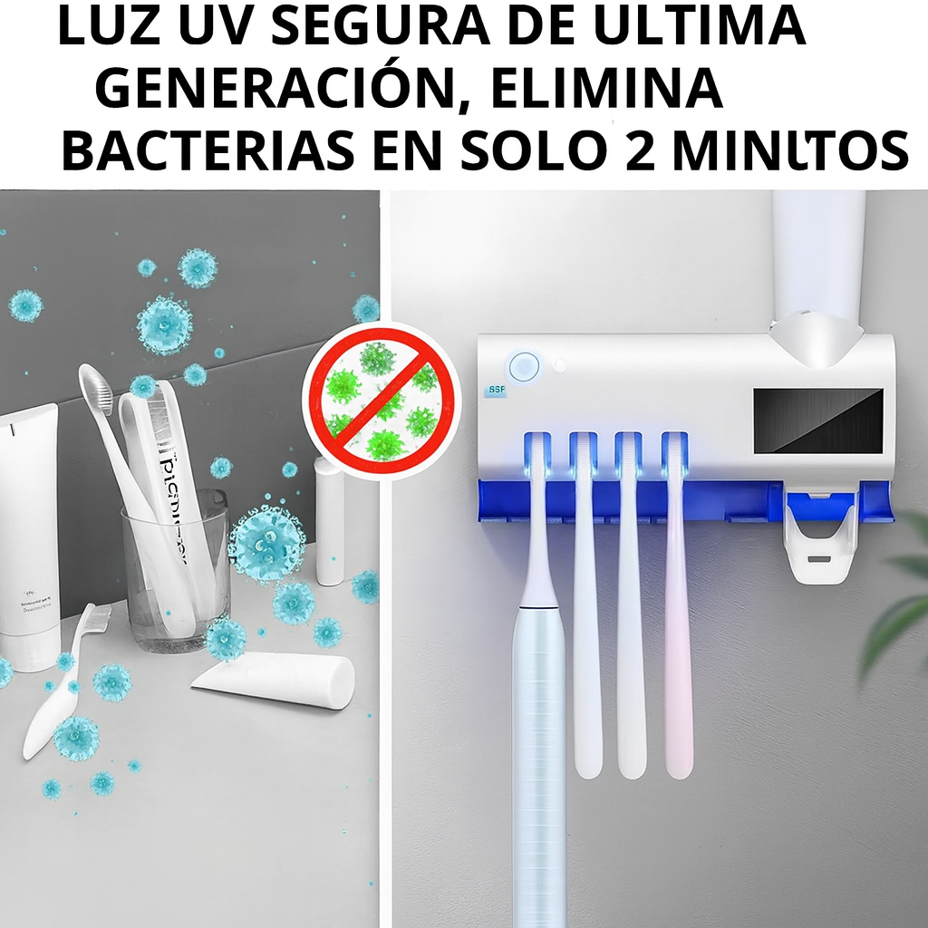 Soporte cepillos esterilizador UV
