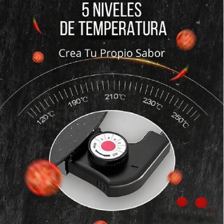 MaxGrill® SARTEN ELECTRICO TIPO WOK