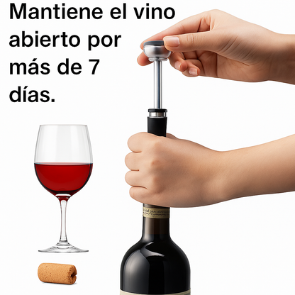 Nuevo set sacacorchos eléctrico