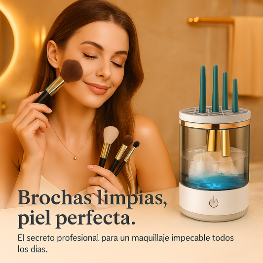 LIMPIADOR DE BROCHAS MAQUILLAJE ELÉCTRICO